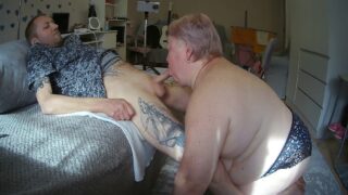Stepmom Does A Deep Blowjob And Penis Masturbation